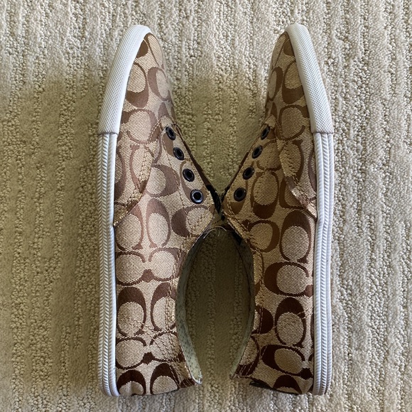 Coach Katie Slip On Signature Sneakers - Picture 9 of 11